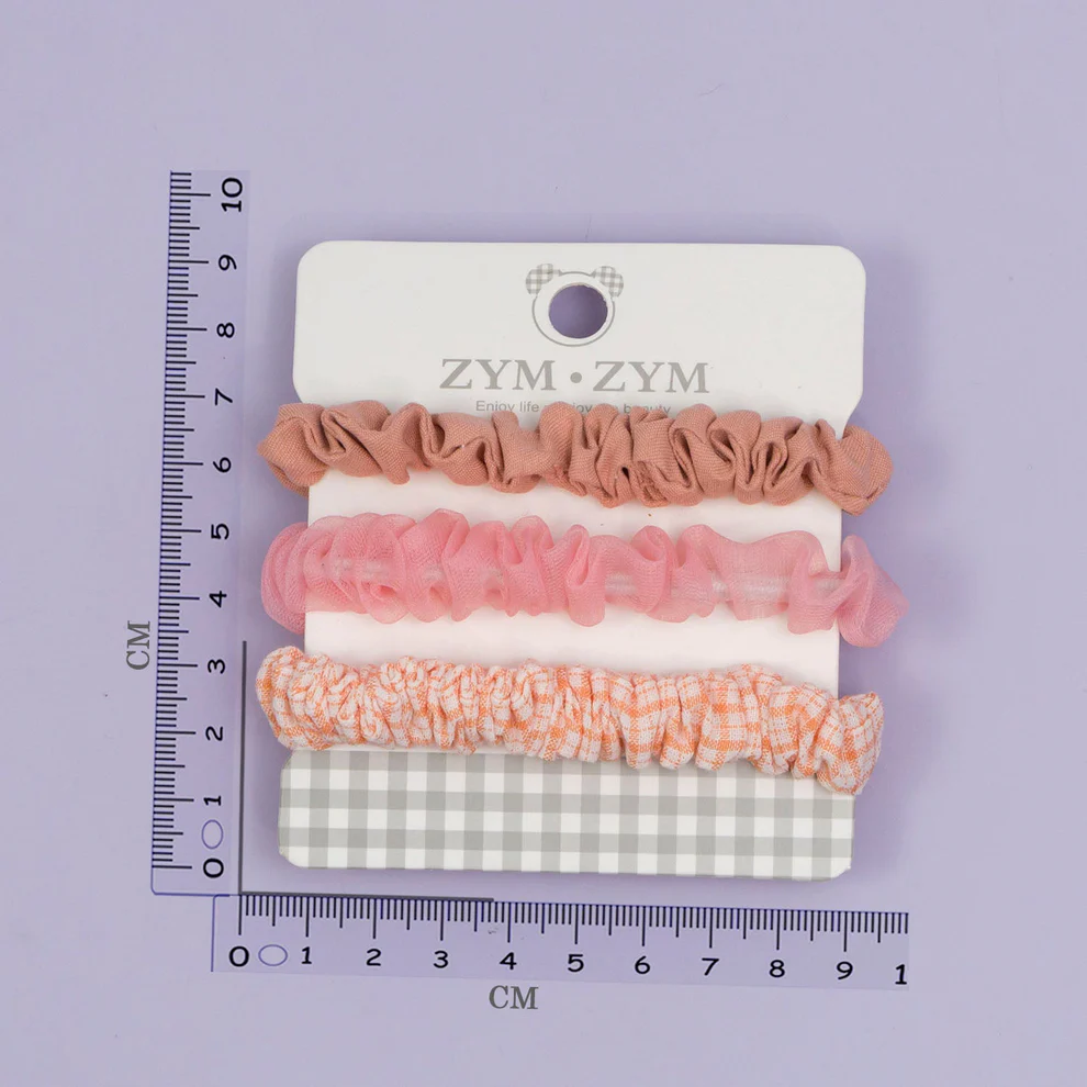Pastel Ruffle Mini Scrunchie Set - Image 7