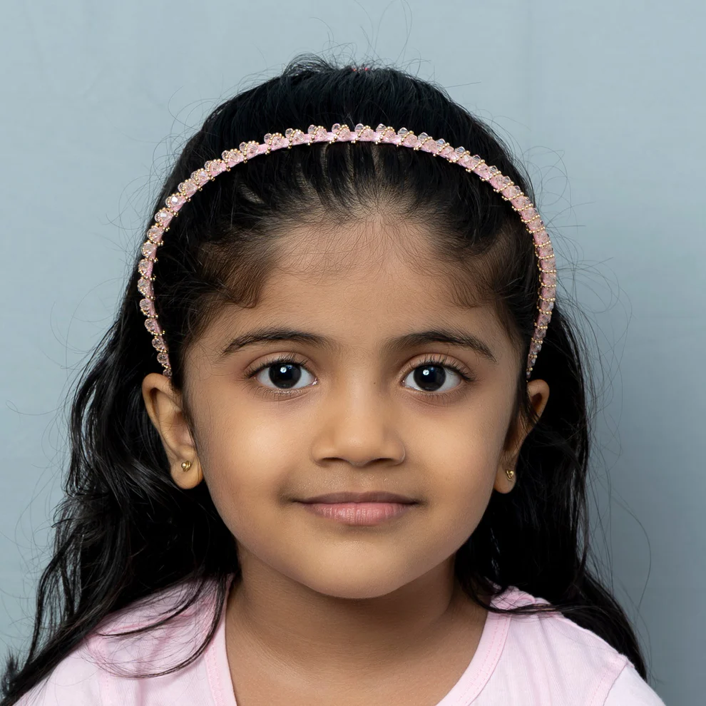 Gem Glow Crystal Braided Headband - Image 5