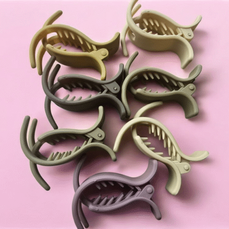 Matte Fish Shaped Hair Claw Clips