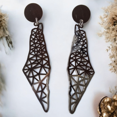 Geometric Grace Sculptural Statement Earrings