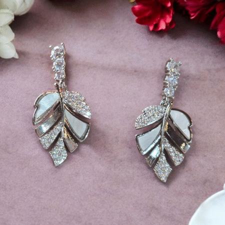 Silver Fern Frost Crystal Leaf Drops