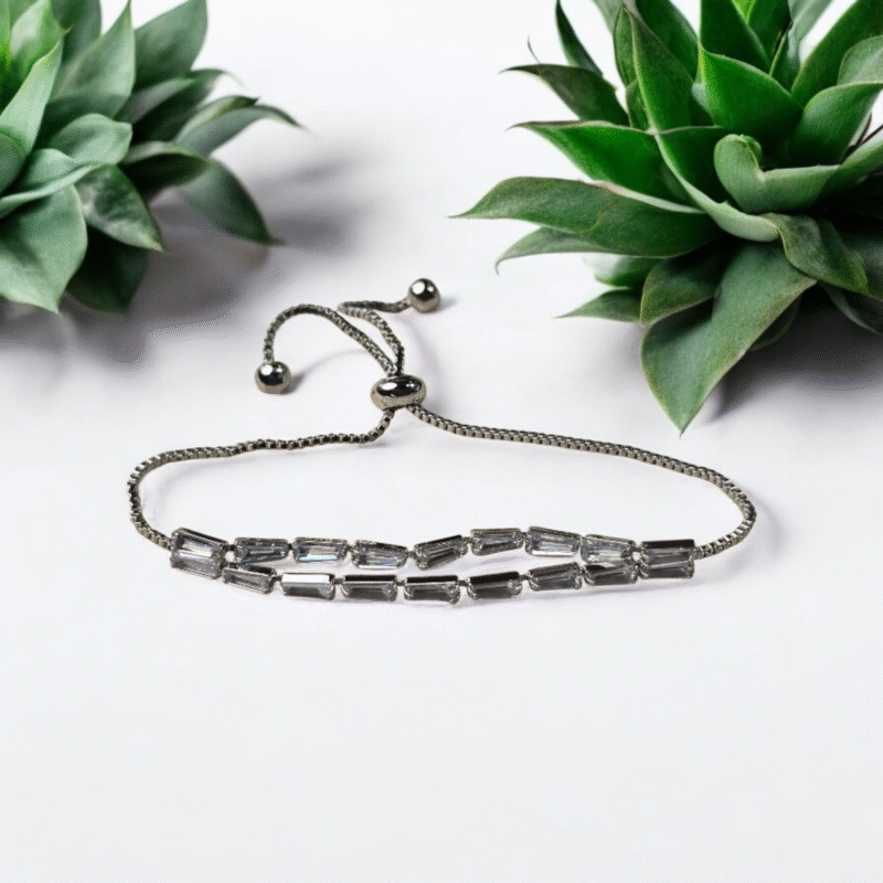 Twilight Twin Row Baguette Bracelet