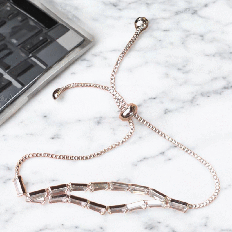 Twilight Twin Row Baguette Bracelet - Image 6