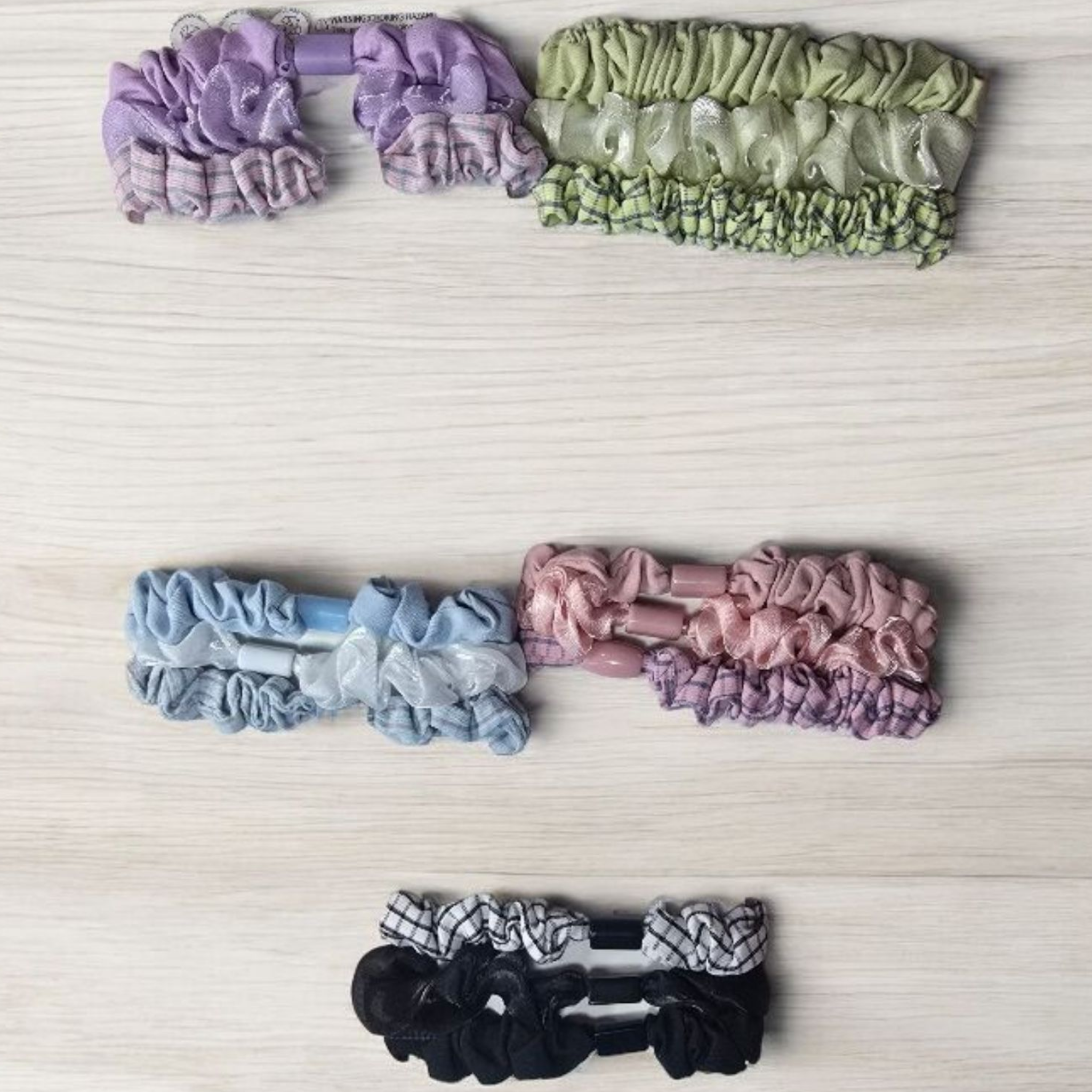 Pastel Ruffle Mini Scrunchie Set - Image 11