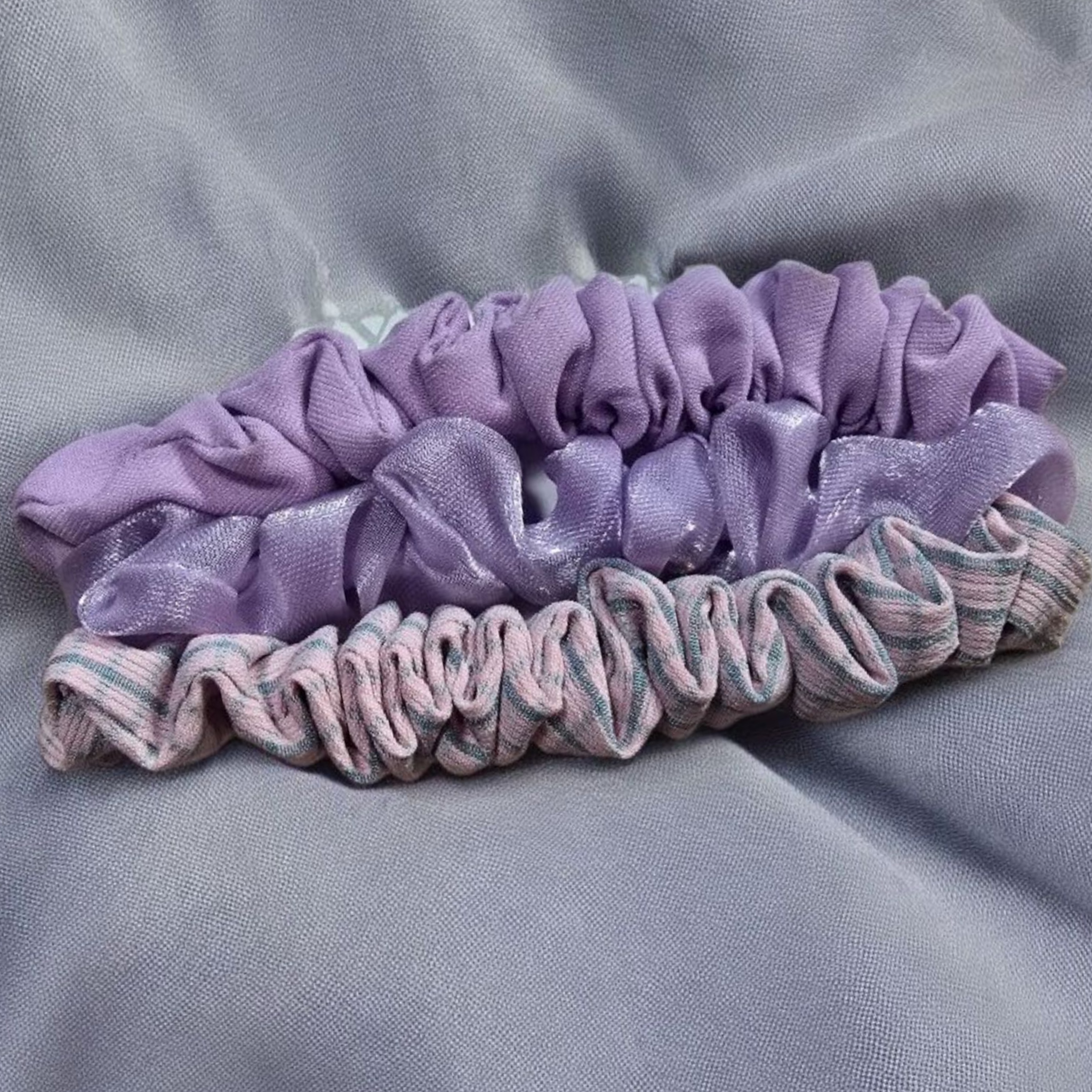 Pastel Ruffle Mini Scrunchie Set - Image 12