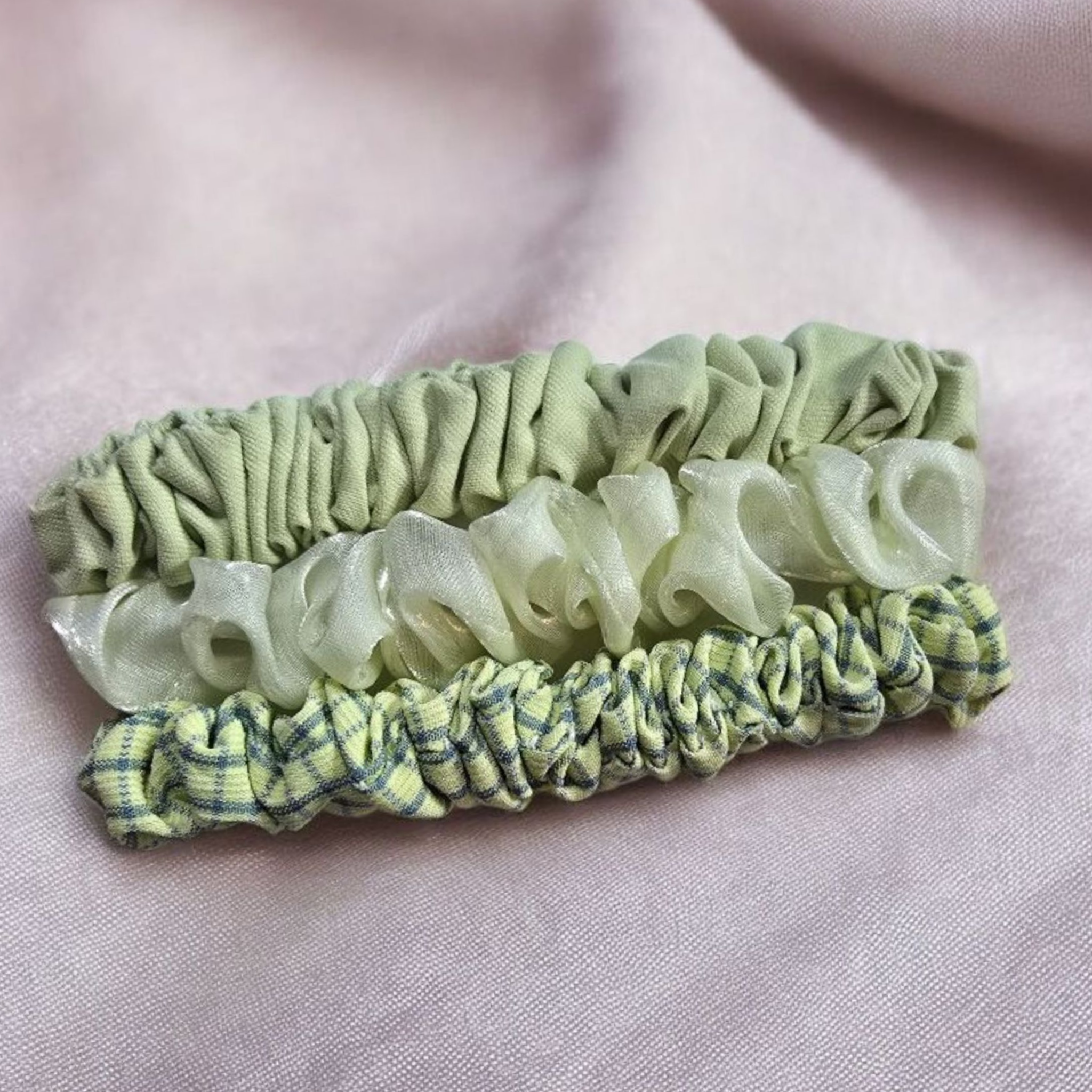 Pastel Ruffle Mini Scrunchie Set - Image 14