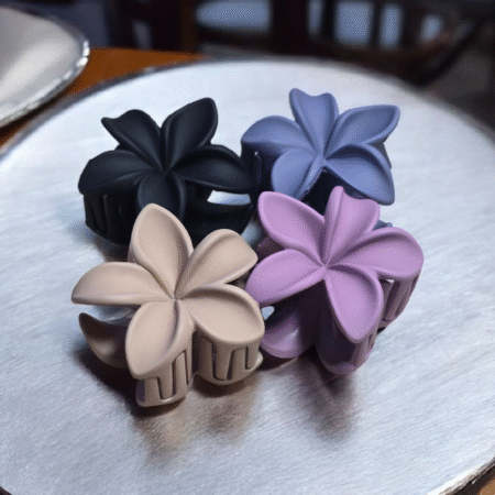 Petal Bloom Matte Claw Clip