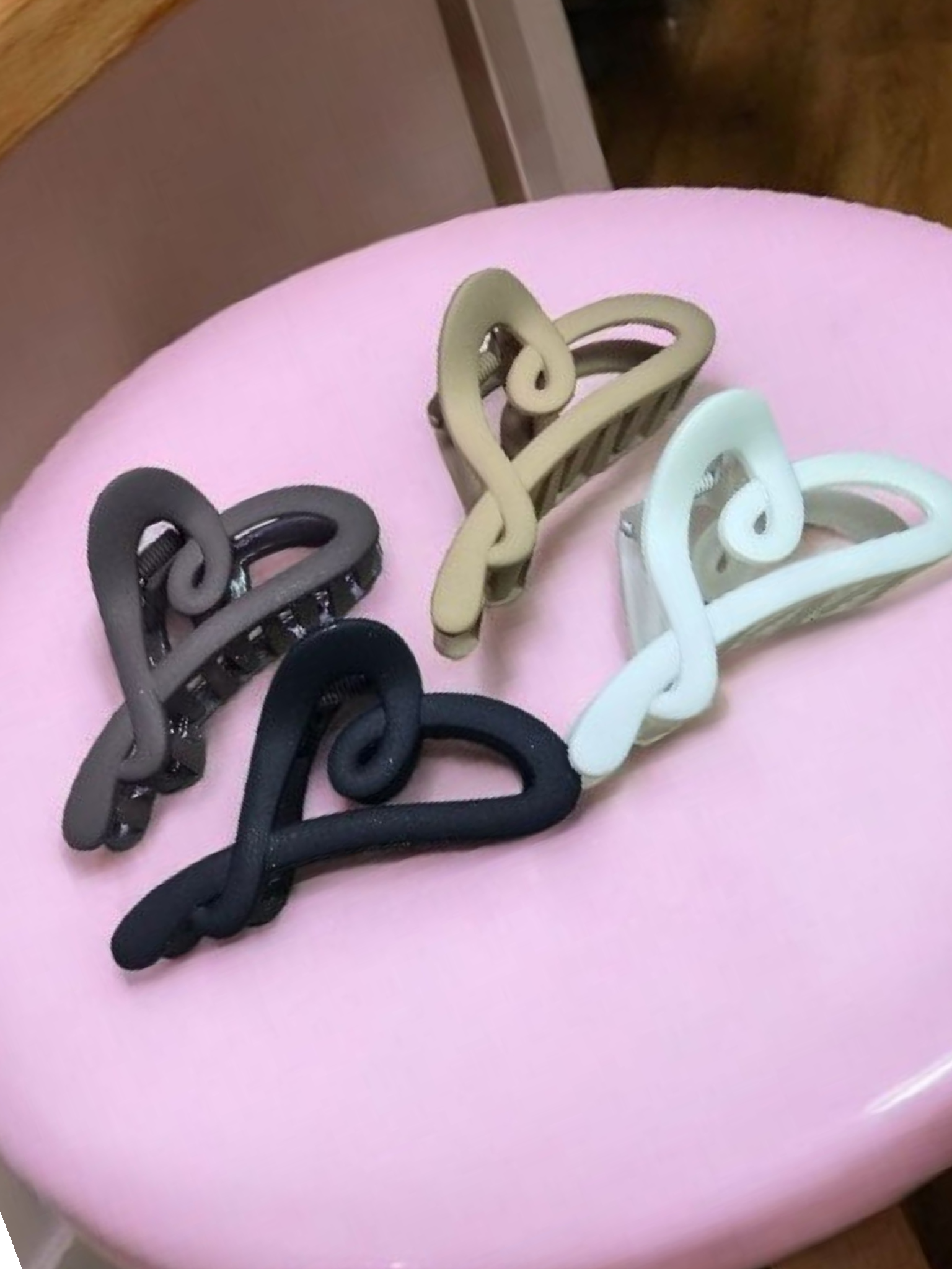 Heart Whirl Matte Claw Clip - Image 7