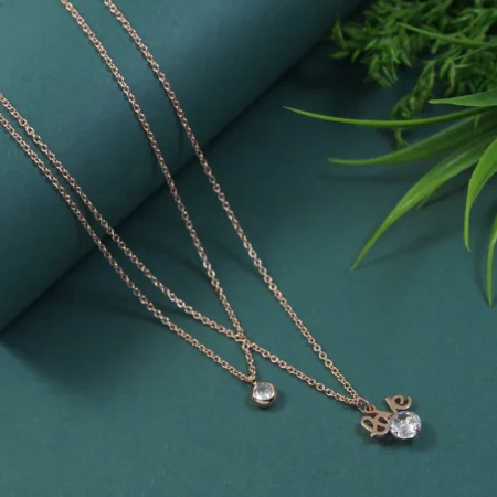 Ever love Dual Charm Necklace